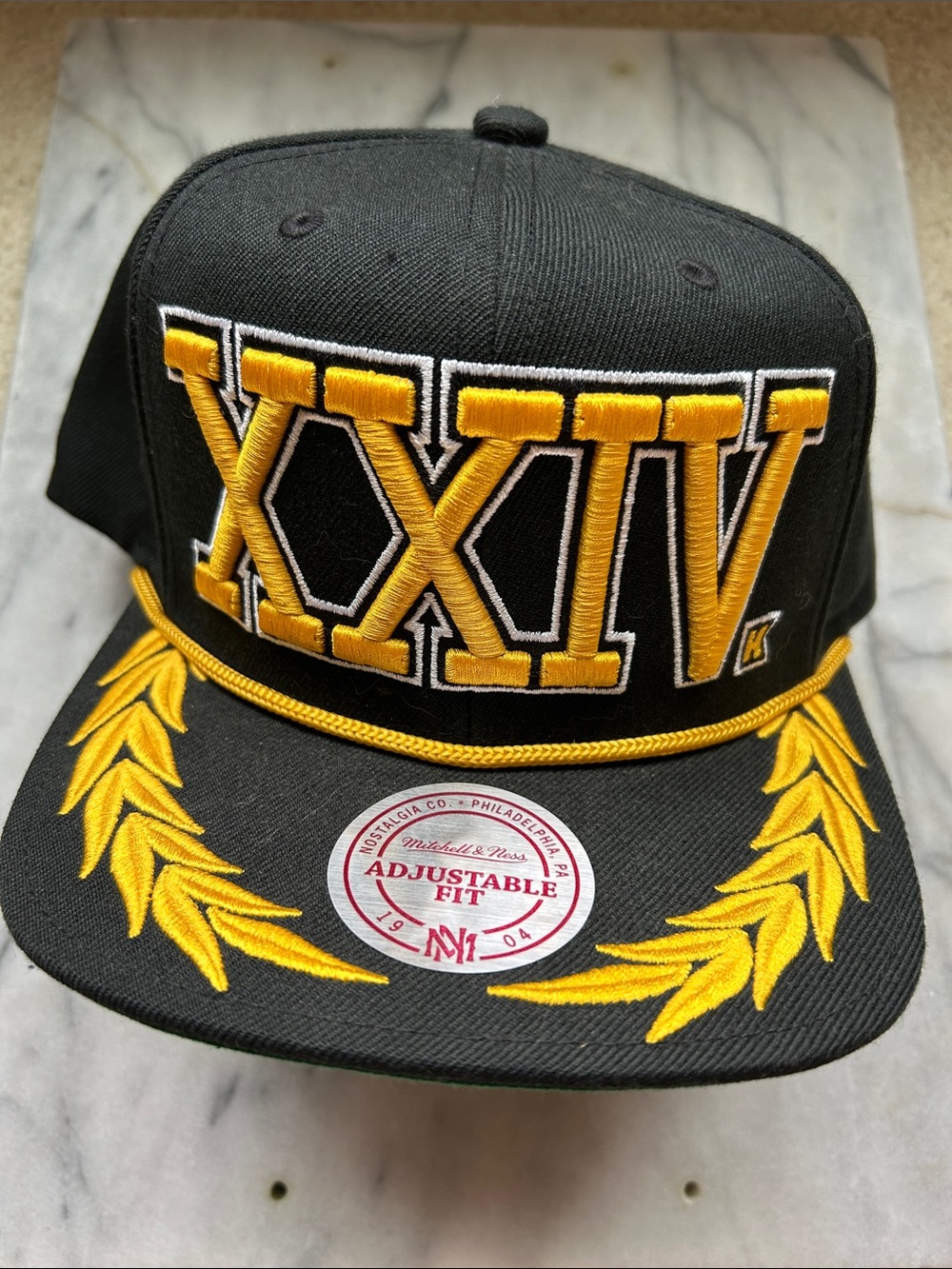 NWT Rare Mitchell & Ness Bruno Mars 24K Magic Tour Snapback Baseball Cap